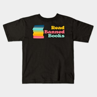 Read Banned Books Kids T-Shirt